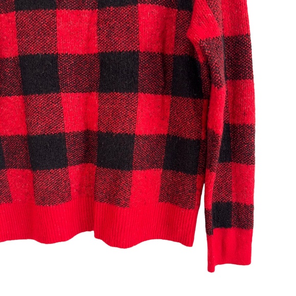 Old Navy Buffalo Knit Plaid Sweater Christmas - Picture 3 of 7